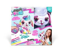 AIRBRUSH PLUSH Plīša DIY komplekts Kucēns ar aerogrāfijas, 26 cm 587047