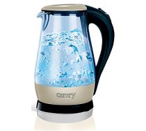 Camry CR 1251 Standard kettle 2000 W 1.7 L Glass 360° rotational base Glass/Black 587847