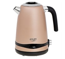 Adler Kettle AD 1295	 Electric 2200 W 1.7 L Stainless steel 360° rotational base Golden 587868