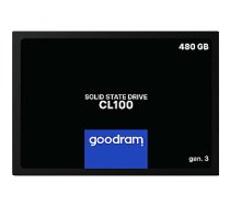 Cietvielu diska disks GoodRam CL100 Gen3, 480 GB, 2,5 collas, SATA III (SSDPR-CL100-480-G3) 605325