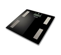 Salter 9150 BK3R Black Glass Analyser Bathroom Scales 608953