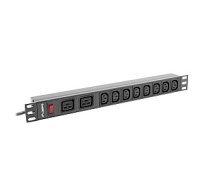 RACK LANBERG POWER STRIP PDU (1U, 16A, 2XC19,8XC13) 609339