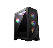 Datora korpuss MSI MAG FORGE 120A AIRFLOW Midi Tower Melns, Caurspīdīgs 609903