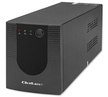 Qoltec 53776 nepārtrauktās barošanas avota (UPS) līnijas interaktīvā 1,5 kVA 900 W 4 maiņstrāvas kontaktligzdas 610463