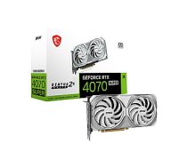 Videokarte MSI GeForce RTX 4070 SUPER 12 GB VENTUS 2X WHITE OC 614412