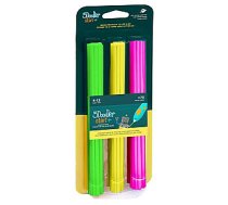 3Doodler Start 3DS-ECO-MIX4-75 3D drukas materiāls kompostējama plastmasa zaļa, rozā, dzeltena, 1g 617921