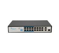 Extralink VIRTUS V3 Unmanaged L2 Fast Ethernet (10/100) Power over Ethernet (PoE) 1U Black 619106