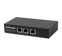 Intellinet 2 portu Gigabit PoE+ strāvas paplašinātājs, IEEE 802.3at/af Power over Ethernet (PoE+/PoE), metāls 619269