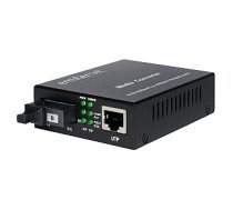 Emitter EM/1GB-ETH-1XSC-1550 Optiskās šķiedras pārveidotājs WDM Ethernet 10/100/1000 Mbit/s RJ45/1xSC SM 9/125 (Tx 1550 nm / Rx 1310 nm) 20 km 621821