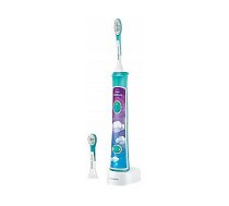 Philips Sonic Electric toothbrush  HX6322/04 For kids, Rechargeable, Sonic technology, Teeth brushing modes 2, Number of brush heads included 2, Aqua 151220