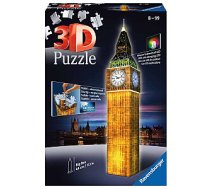 3D puzle ar 216 gabaliem Bigbenu naktī 645472