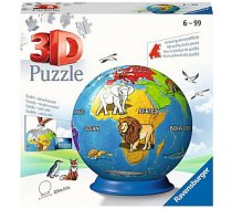 Puzle 72 gabali 3D sfēra, bērnu globuss 645924