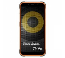 Power Armor 16 Pro 5,93 collas, 4/64 GB, IP68/IP69K, viedtālrunis, 6900 mAh, DualSIM skaļrunis, 122 dB, oranžs 647089