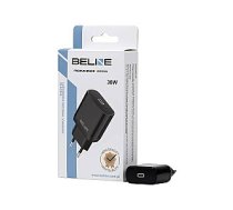 GaN USB-C PD 3.0 30W sienas lādētājs bez kabeļa, melns 647921