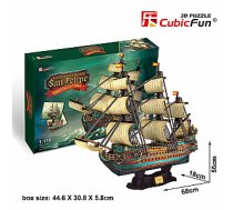 CubicFun 3D Puzle kuģis "The San Felipe" 4216