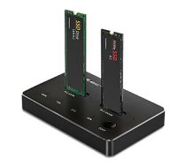 M.2 SSD dokstacija | NVMe | SATA | USB-C | DUAL 2 x 2 TB 649692