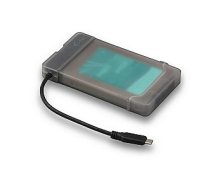 MySafe USB-C 3.1 Gen. 2 vienkāršs ārējais korpuss 2,5 collu SATA I/II/III 9,5 mm HDD 651691
