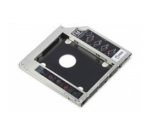 SSD/HDD montāžas rāmis CD/DVD/Blu-ray diskdzinī, SATA uz SATA III, 9,5 mm 655727