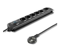 QOLTEC Surge protector 6 sockets 5m 89769