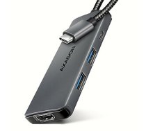 AXAGON HMC-5H8K 2x USB-A, 1x USB-C, 8K HDMI, USB 3.2 Gen 1 centrmezgls, PD 100 W, 15 cm USB-C kabelis 635901