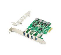 Paplašināšanas karte (kontrolleris) USB 3.0 PCI Express 4xUSB 3.0, zema profila mikroshēmojums: VL805 645323