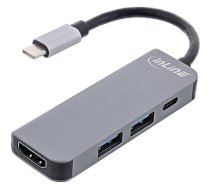 Daudzfunkcionāls centrmezgls InLine USB 3.2, 1x USB-C, 2x USB-A, HDMI, 670809