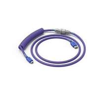 Lielisks miglāja tinuma kabelis, USB-C uz USB-A, 1,37 m — violets 636281