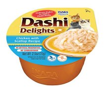 INBA Dashi Delights Vistas gaļa ar ķemmīšgliemīti buljonā - cienasts kaķiem - 70g 687312