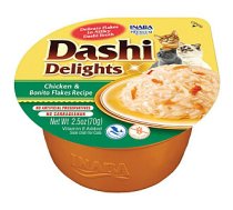 INBA Dashi Delights Vistas gaļa ar skumbrijas pārslām buljonā - kārums kaķiem - 70g 687314