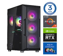 INTOP AQUA Ryzen 7 7700X 16GB DDR5 500SSD M.2 NVME RTX4060Ti 8GB no-OS 689063