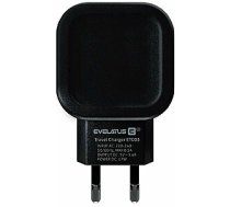 Evelatus Universal Evelatus Travel Charger Two USB 3.4A ETC03 Black 690836