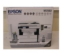 EPSON Multifunctional printer | EcoTank M3180 | Inkjet | Mono | All-in-one | A4 | Wi-Fi | Grey | DAMAGED PACKAGING 697433