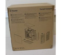 Fractal Design SALE OUT. Torrent Compact White TG Clear tint Torrent Compact TG Clear Tint Side window White DAMAGED PACKAGING ATX | Torrent Compact TG Clear Tint | Side window | White | DAMAGED PACKAGING | ATX 697660