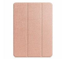 iLike Galaxy Tab A8 10.1 T510 / T515 Tri-Fold Eco-Leather Stand Case Rose Gold 698033