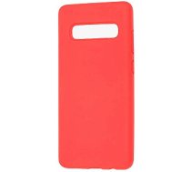 Evelatus Samsung Galaxy S10 Plus Nano Silicone Case Soft Touch TPU Red 698768
