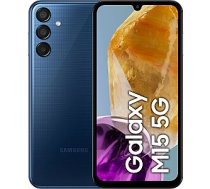 Samsung Galaxy M15 5G 128 GB ar divām SIM kartēm tumši zilā krāsā (M156) 672664