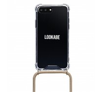 Lookabe Necklace iPhone 7/8+ gold nude loo007