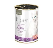 Dolina Noteci Piper Animals Sterilised with rabbit - wet cat food - 400g 712575