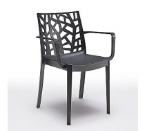 Dārza krēsls Matrix Armchair pelēks 654919