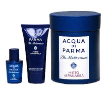 MINIATŪRAS PARMA ŪDENS KOMPLEKTS Blu Mediterraneo Mirto Di Panarea EDT 5 ml + DUŠAS ŽELS 20 ml 769285