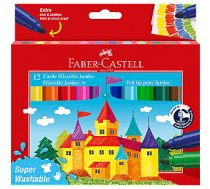 Flomasteri Faber-Castell Castle Jumbo 12 krāsas 784102