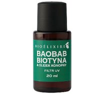 BIOELIXIRE Silikona matu serums Baobab + biotīns un kaņepju eļļa 20 ml 745775