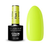 CLARESA Soak Off UV/LED fluorescējoša hibrīda laka 01 5g 748884