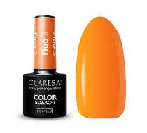 CLARESA Soak Off UV/LED fluorescējoša hibrīda laka 03 5g 748890