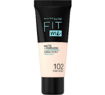 MAYBELLINE Fit Me Matte & Poreless Foundation 102 Fair Ivory 30 ml 762313