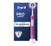 Oral-B Electric Toothbrush | Pro Junior 6+ | Rechargeable | For children | Number of brush heads included 1 | Number of teeth brushing modes 3 | Purple 844333