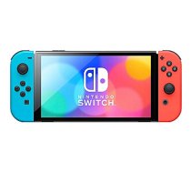 Nintendo Switch OLED sarkans un zils 848428