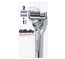 GILLETTE Skinguard Sensitive skūšanās skuveklis + asmens 849357