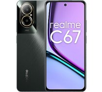 realme C67 17,1 cm (6,72 collas) ar divām SIM kartēm Android 14 4G C tipa USB 8 GB 256 GB 5000 mAh, melns 854044