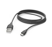 Hama 00201588 Charging Cable, USB-A - Micro-USB 3m black